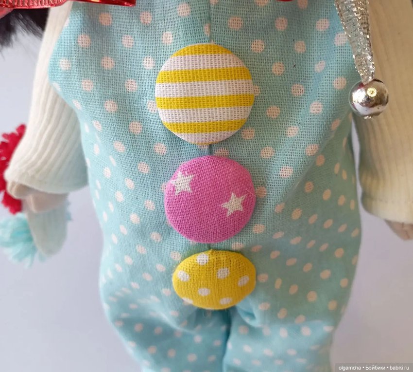 О клоунессе Кнопе — Авторские текстильные куклы: Вальдорфские (фото 5)