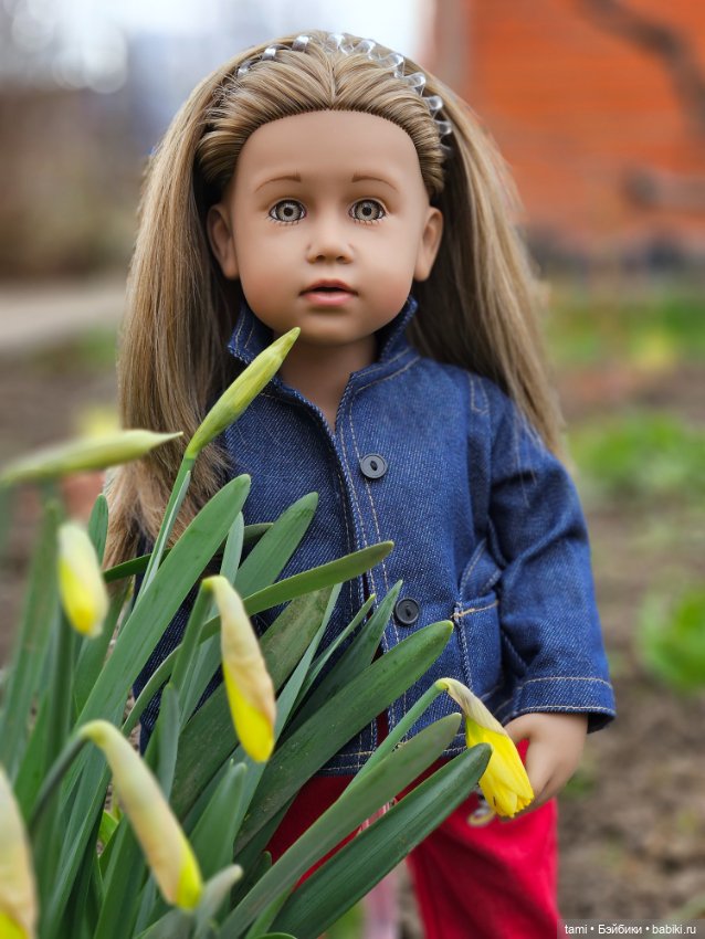 Первая весенняя прогулка — Куклы Gotz (Готц): Ханна