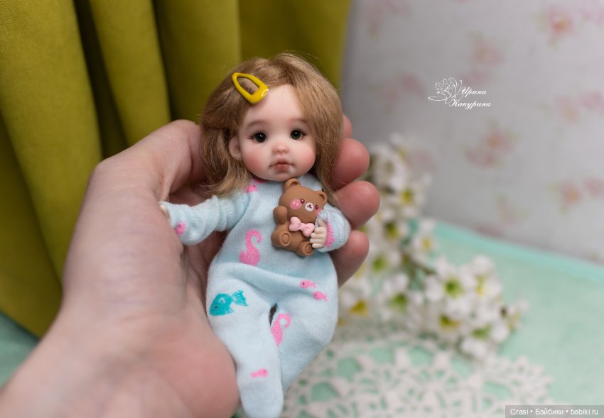 Миниатюрная кроха) — Лепка авторских кукол: полимерная глина (фото 4)