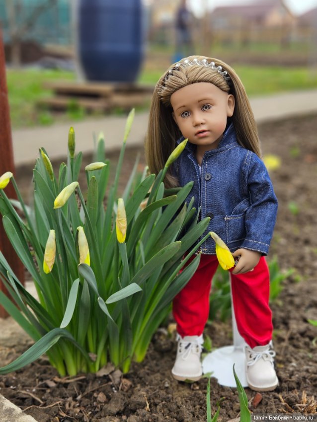 Первая весенняя прогулка — Куклы Gotz (Готц): Ханна