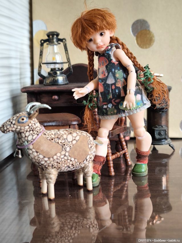 Как коза пришла попить чаю с Пирожком (фото 4)