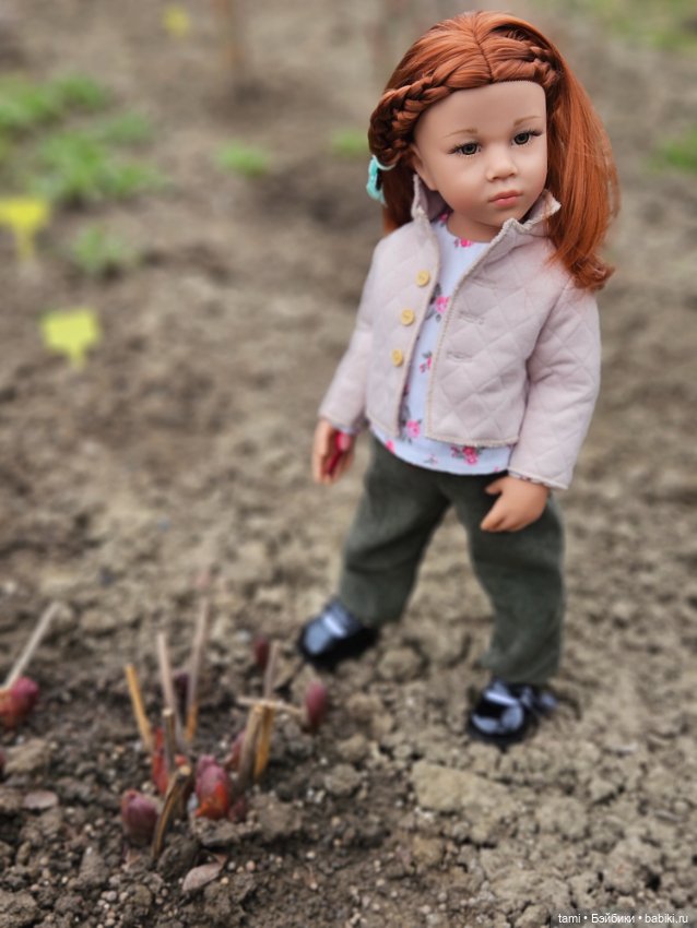 Первая весенняя прогулка — Куклы Gotz (Готц): Ханна (фото 9)