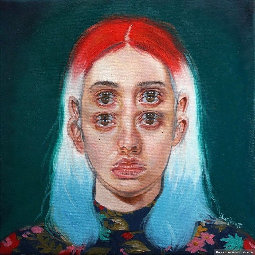 Гипнотический реализм: «Королева двойных глаз» Алекс Гарант. Смотреть осторожно (фото 4)