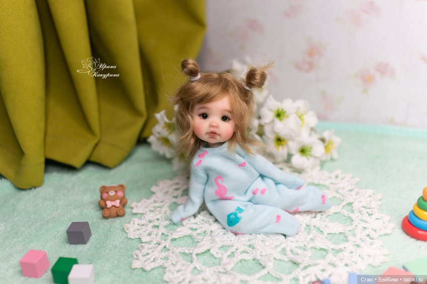 Миниатюрная кроха) — Лепка авторских кукол: полимерная глина