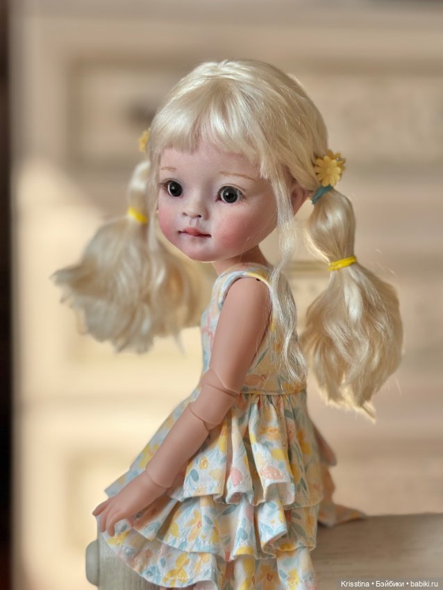 Солнечная ☀️ — ООАК Paola Reina (Паола Рейна) и испанских кукол: перерисовка (фото 2)