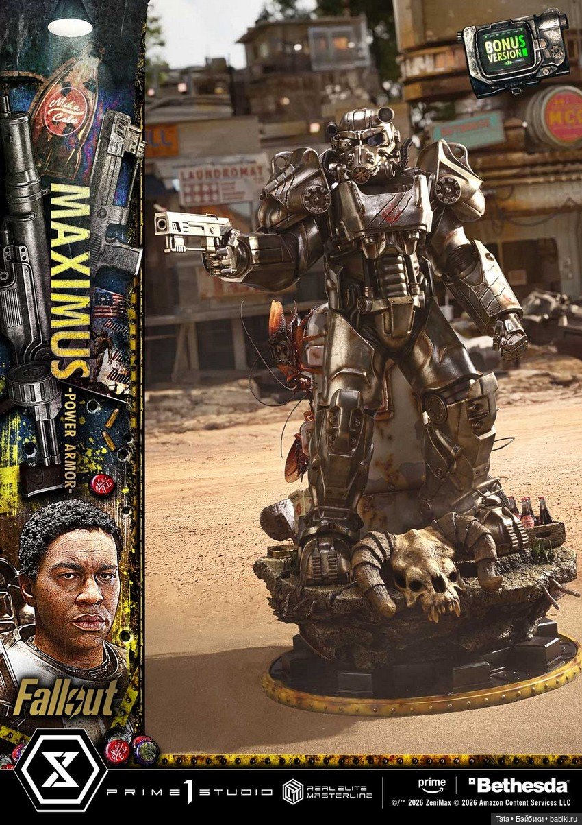 Легендарная броня в 1/4: Prime 1 Studio анонсировала статую Максимуса по Fallout (фото 4)