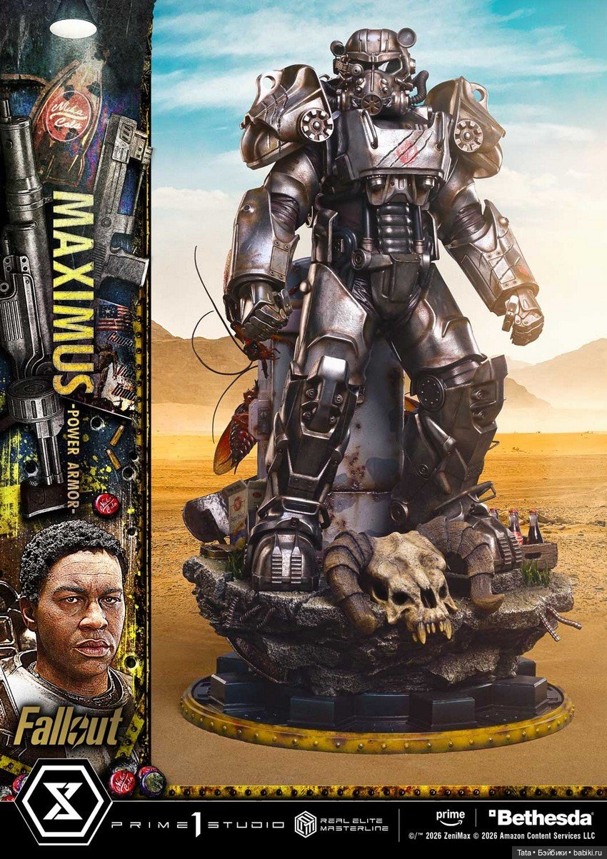 Легендарная броня в 1/4: Prime 1 Studio анонсировала статую Максимуса по Fallout (фото 9)