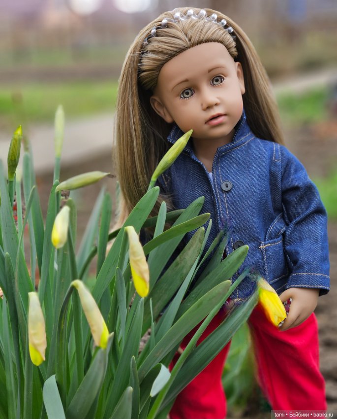 Первая весенняя прогулка — Куклы Gotz (Готц): Ханна