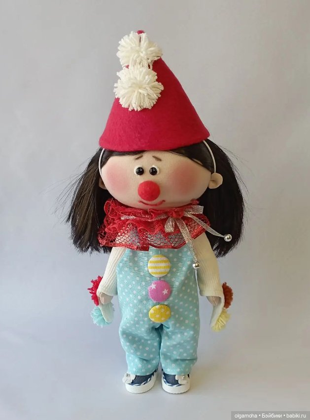 О клоунессе Кнопе — Авторские текстильные куклы: Вальдорфские