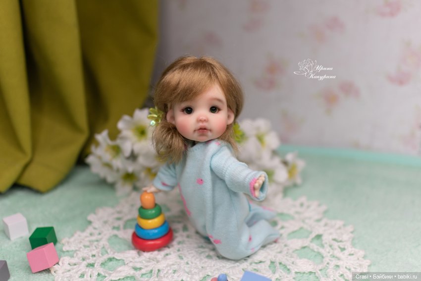 Миниатюрная кроха) — Лепка авторских кукол: полимерная глина (фото 6)