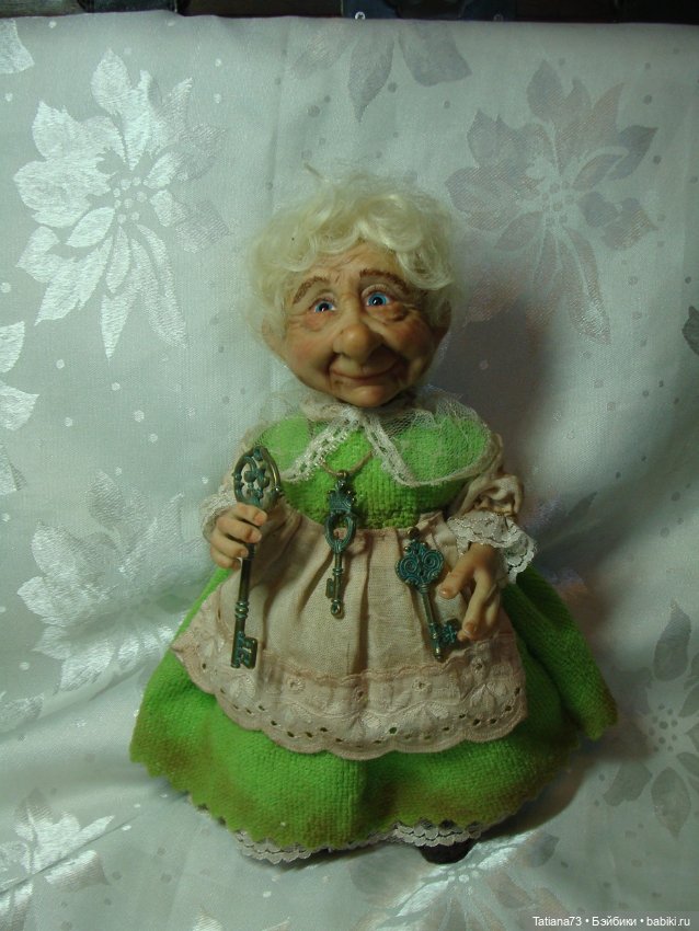 Бабушка-гномиха Марта — Домашние фото авторских кукол: личные коллекции