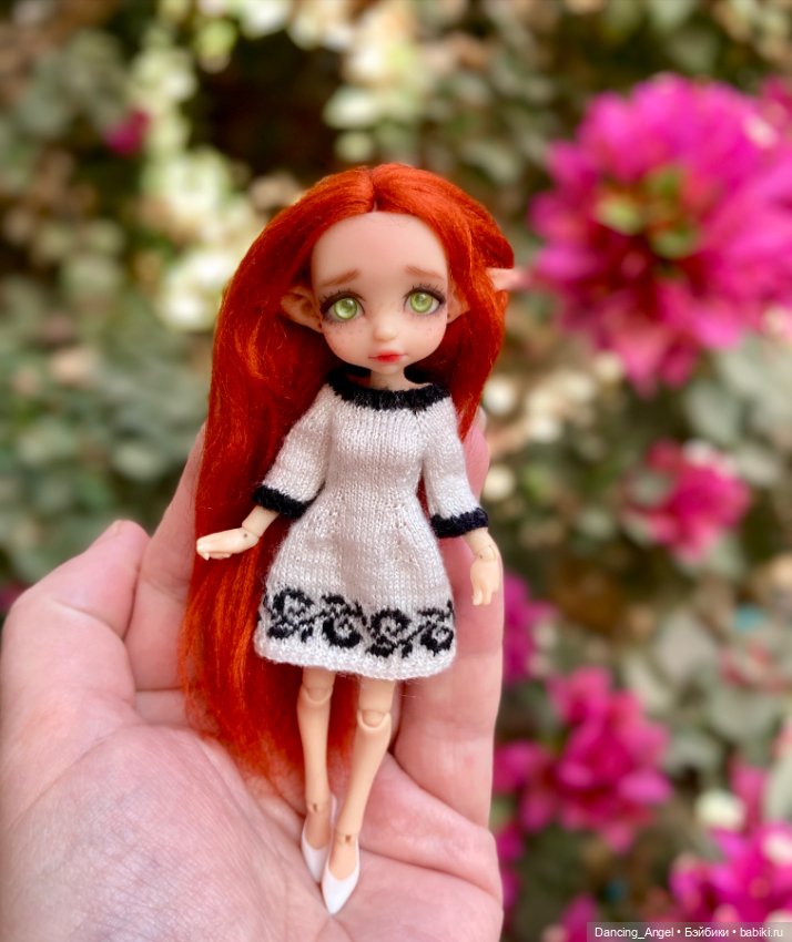 Платье с жаккардовым орнаментом 1/12 (фото 2)