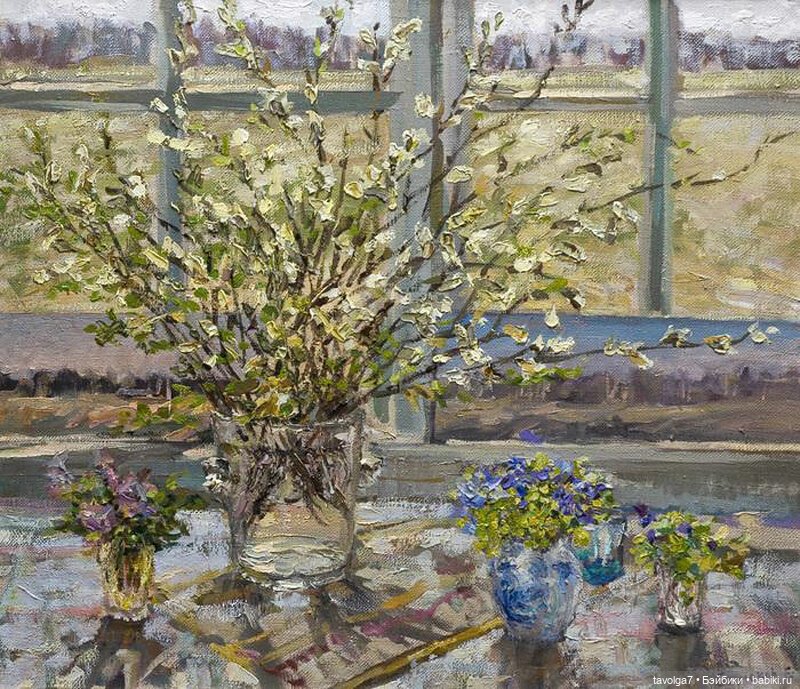 Верба - цвет, свет, живопись