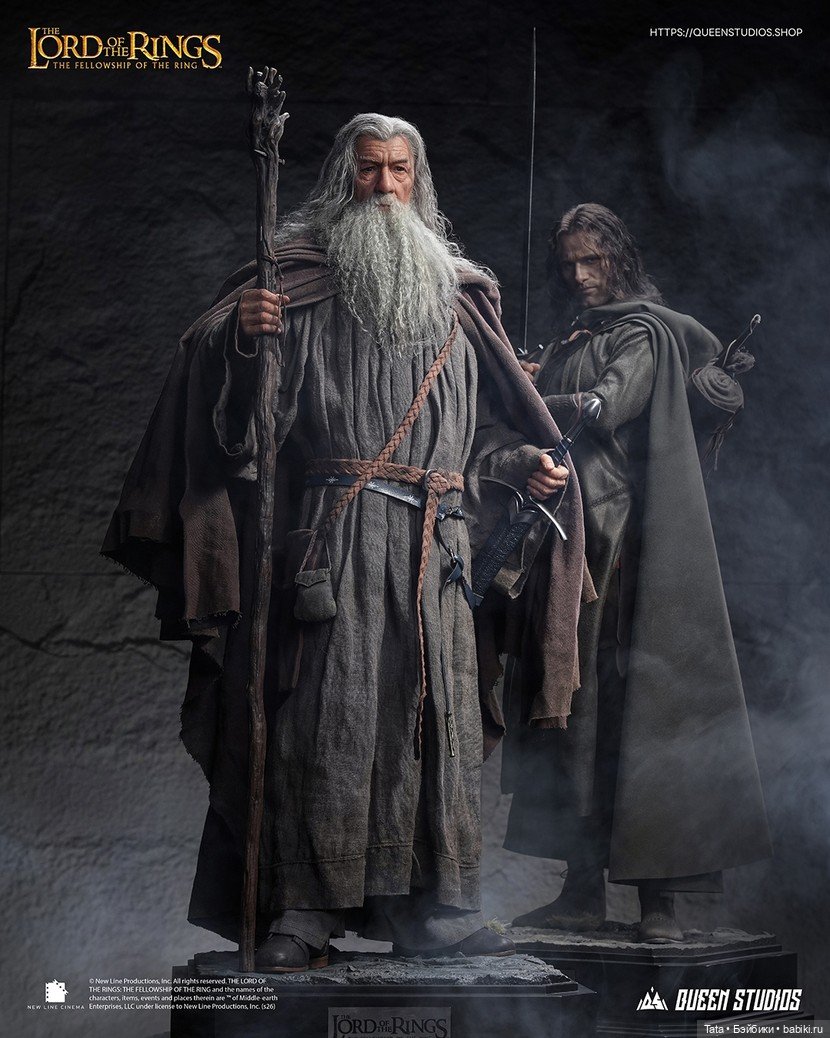 Queen Studios: Гэндальф Серый в масштабе 1/3 — легенда «Властелина колец» (фото 4)