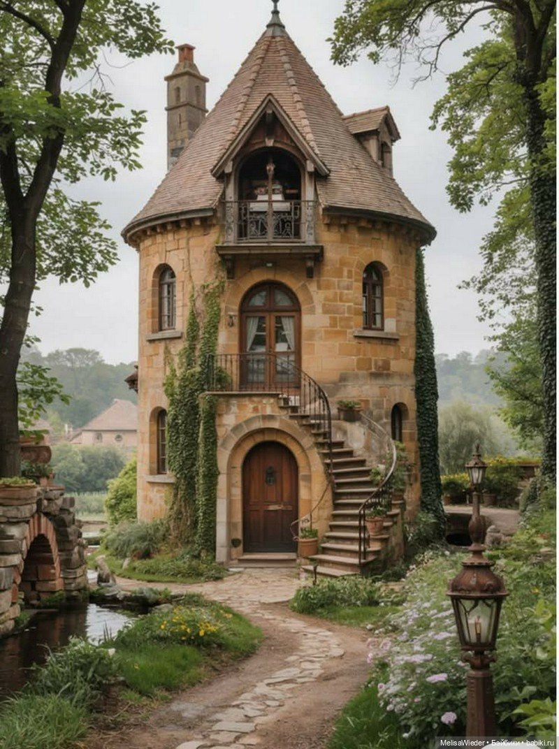 Сказочная архитектура: ИИ-домики и реальные дворцы как идеи (фото 6)