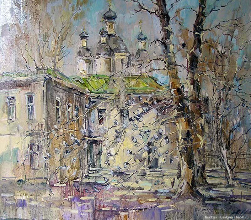 Верба - цвет, свет, живопись