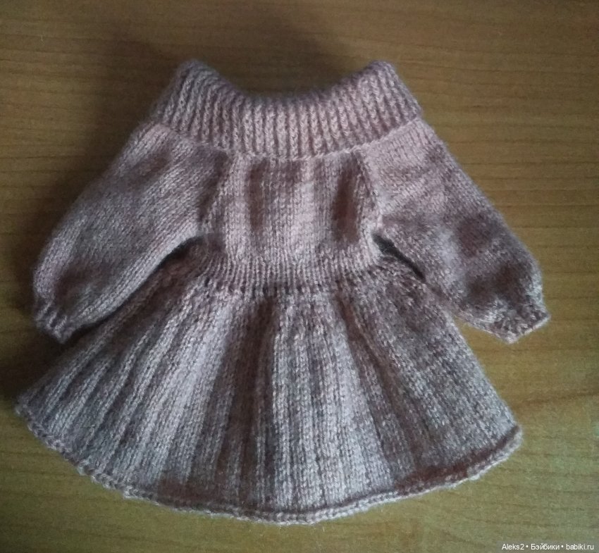 Вязанная одежда для куклы ГДР Biggi