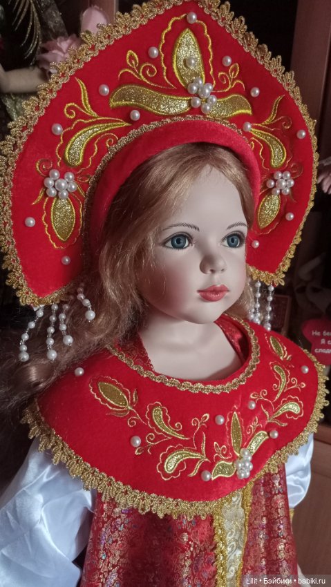 Русская краса Любава — Фарфоровые куклы Remeco Collection (Ремеко): интерьерные (фото 5)