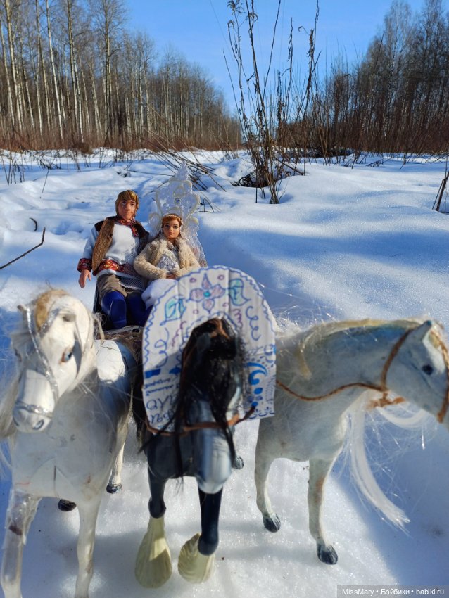 Ваня и Василина. Катание на санях (фото 5)