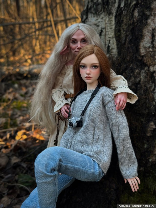 Бабуля с внучкой — Авторские куклы BJD (БЖД) у нас дома: фото (фото 3)
