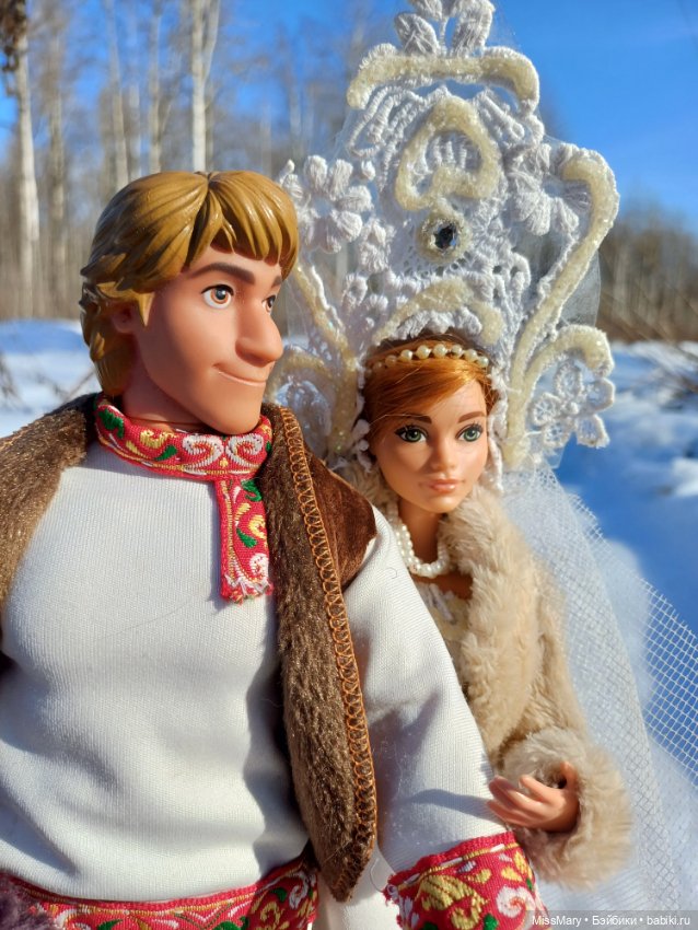 Ваня и Василина. Катание на санях