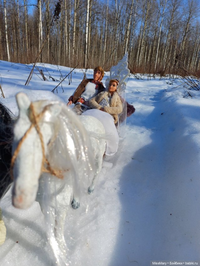 Ваня и Василина. Катание на санях (фото 6)
