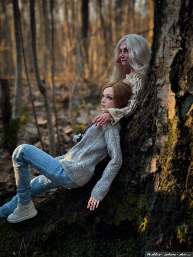 Бабуля с внучкой — Авторские куклы BJD (БЖД) у нас дома: фото (фото 2)