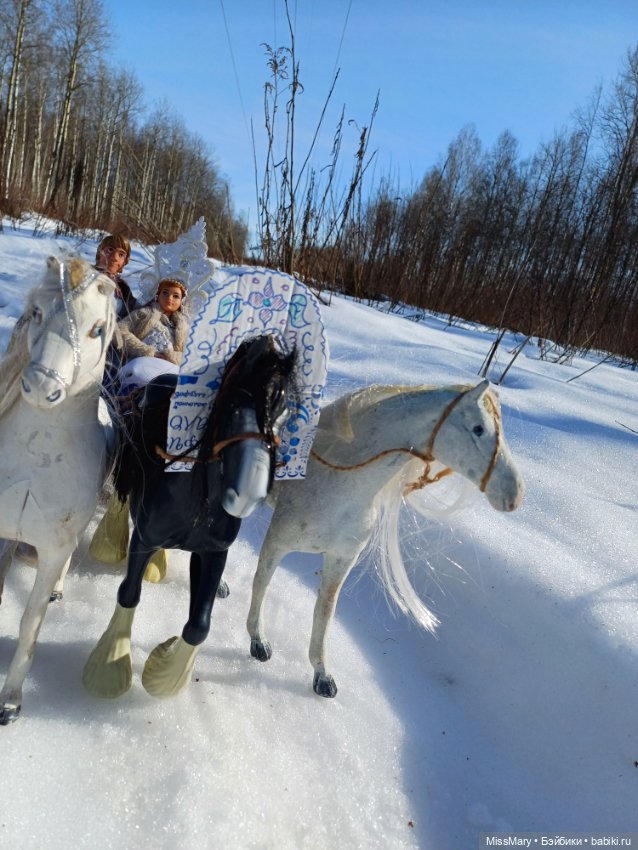 Ваня и Василина. Катание на санях (фото 7)