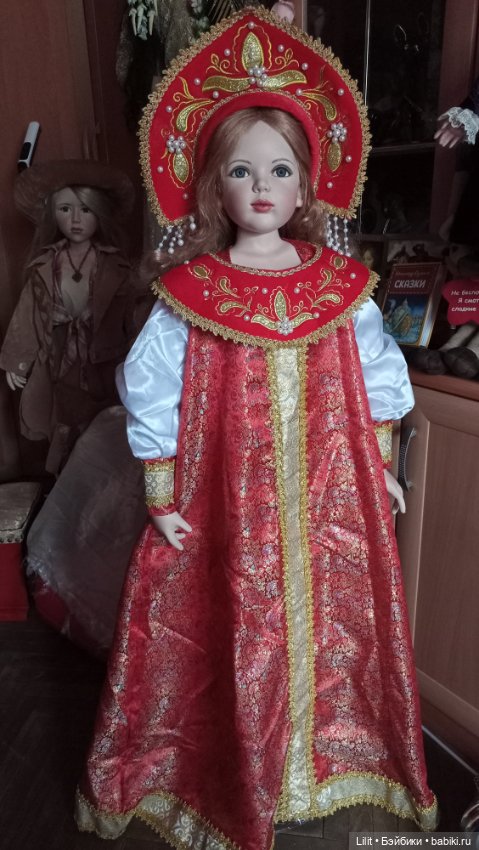 Русская краса Любава — Фарфоровые куклы Remeco Collection (Ремеко): интерьерные (фото 7)