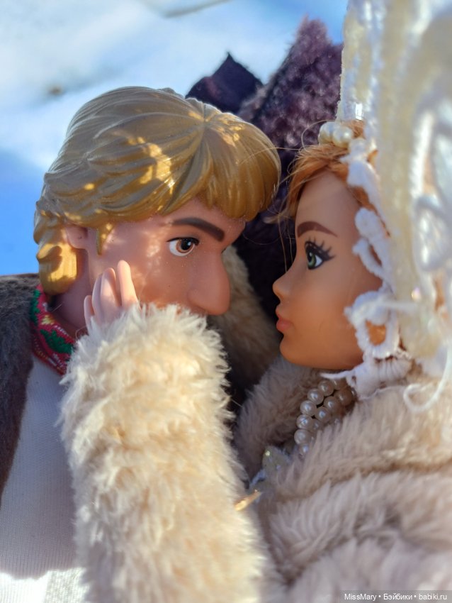 Ваня и Василина. Катание на санях