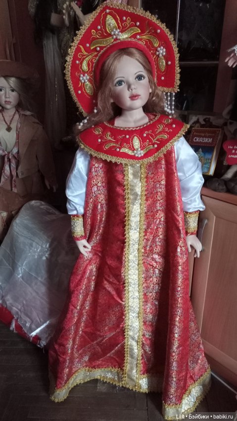Русская краса Любава — Фарфоровые куклы Remeco Collection (Ремеко): интерьерные (фото 3)