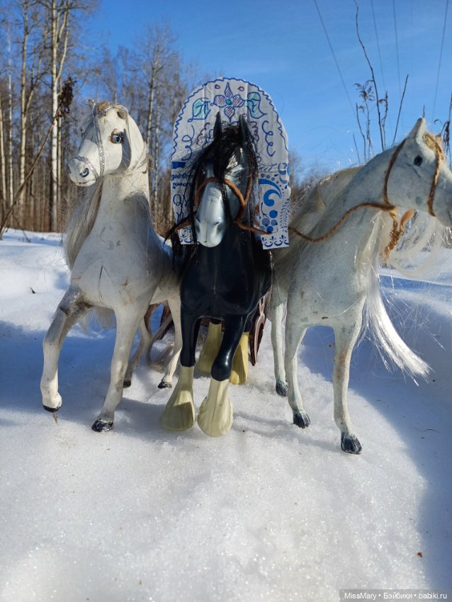 Ваня и Василина. Катание на санях (фото 3)