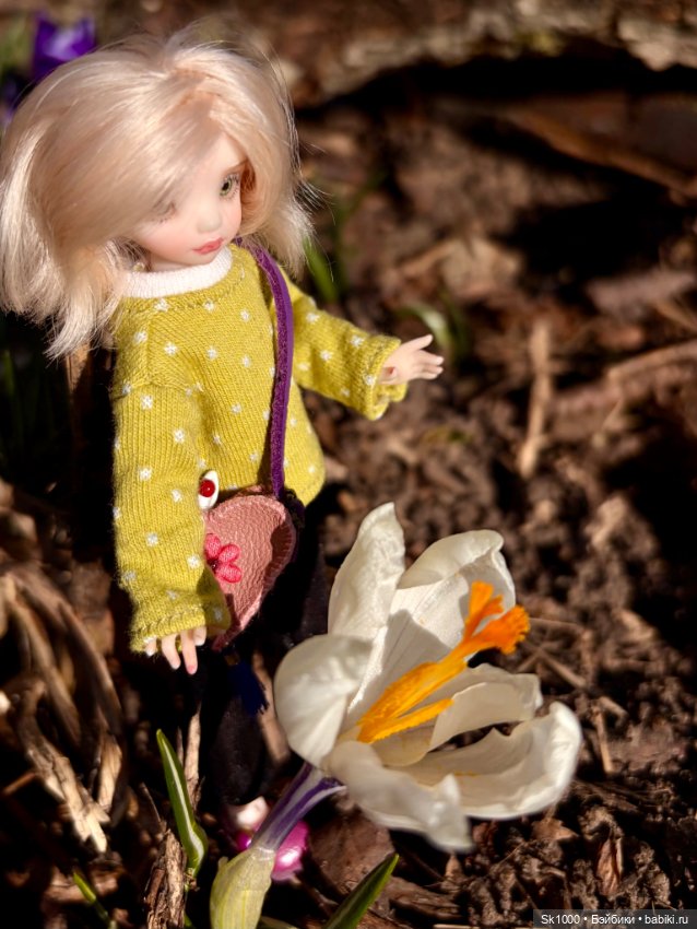 На поиски первоцветов с эльфочкой (от Инны Павловой)