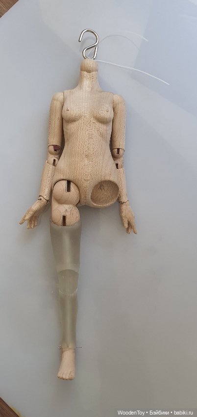 Как я деревянную шарнирную девушку сделела (фото 8)