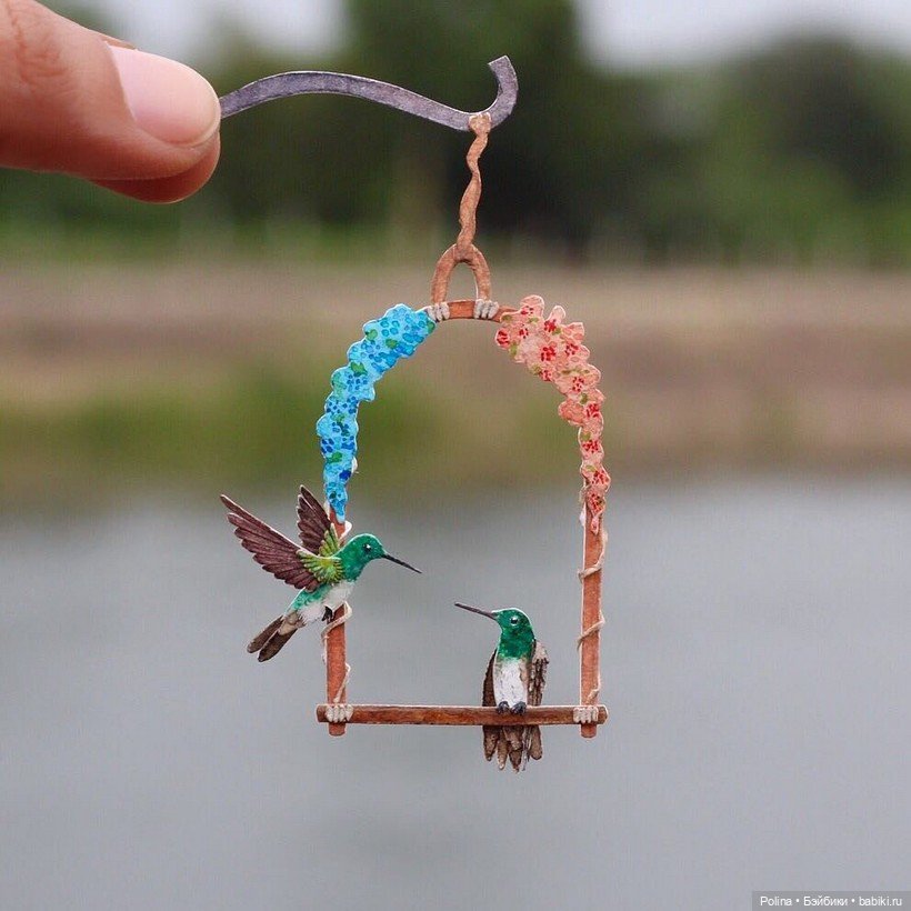 Ювелирная стая из бумаги: микро-шедевры Наяны Шримали и Венеры Берд (фото 9)