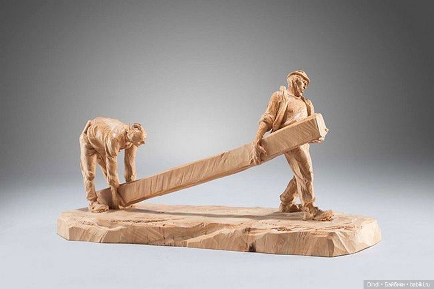 Döderhultarn: авторская резьба по дереву Акселя Петерссона