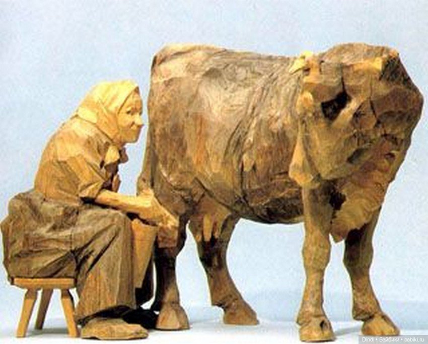 Döderhultarn: авторская резьба по дереву Акселя Петерссона