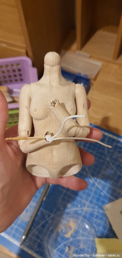 Как я деревянную шарнирную девушку сделела (фото 2)
