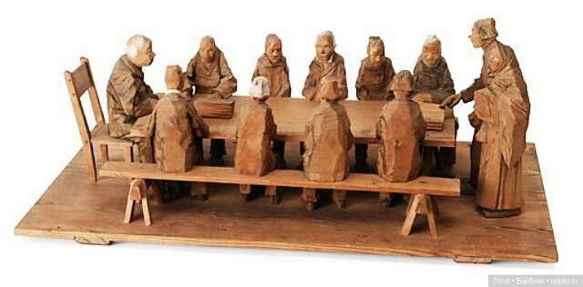 Döderhultarn: авторская резьба по дереву Акселя Петерссона