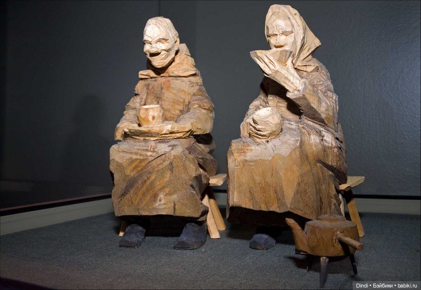 Döderhultarn: авторская резьба по дереву Акселя Петерссона (фото 7)