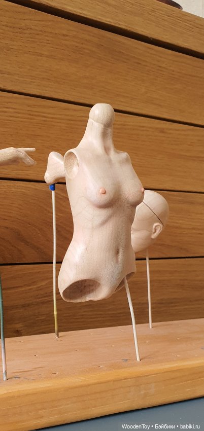 Как я деревянную шарнирную девушку сделела (фото 4)
