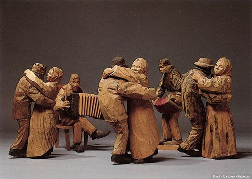 Döderhultarn: авторская резьба по дереву Акселя Петерссона (фото 6)