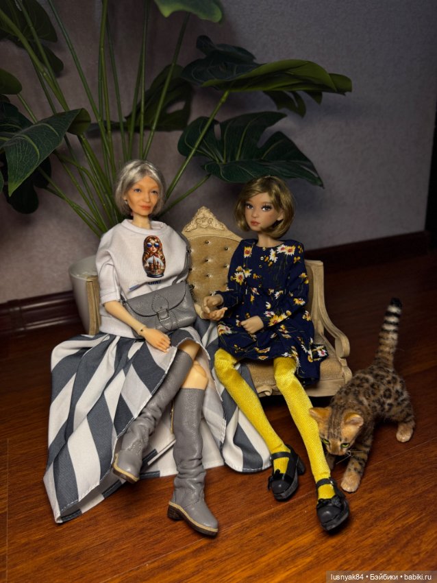 С бабушкой 👵 — Авторские куклы BJD (БЖД) у нас дома: фото