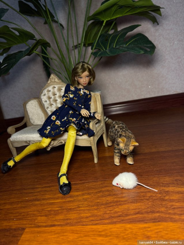 Бенгальский котик — Авторские игрушки из разных материалов: синельная проволока (фото 2)