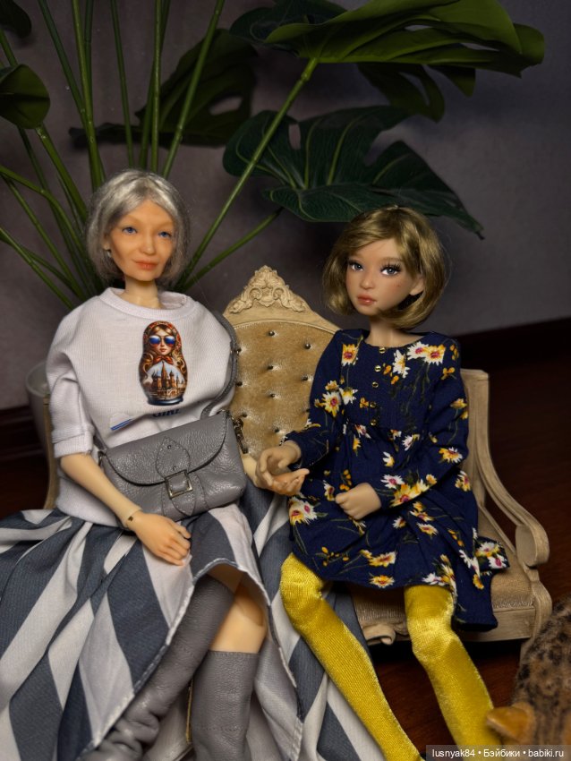 С бабушкой 👵 — Авторские куклы BJD (БЖД) у нас дома: фото (фото 10)