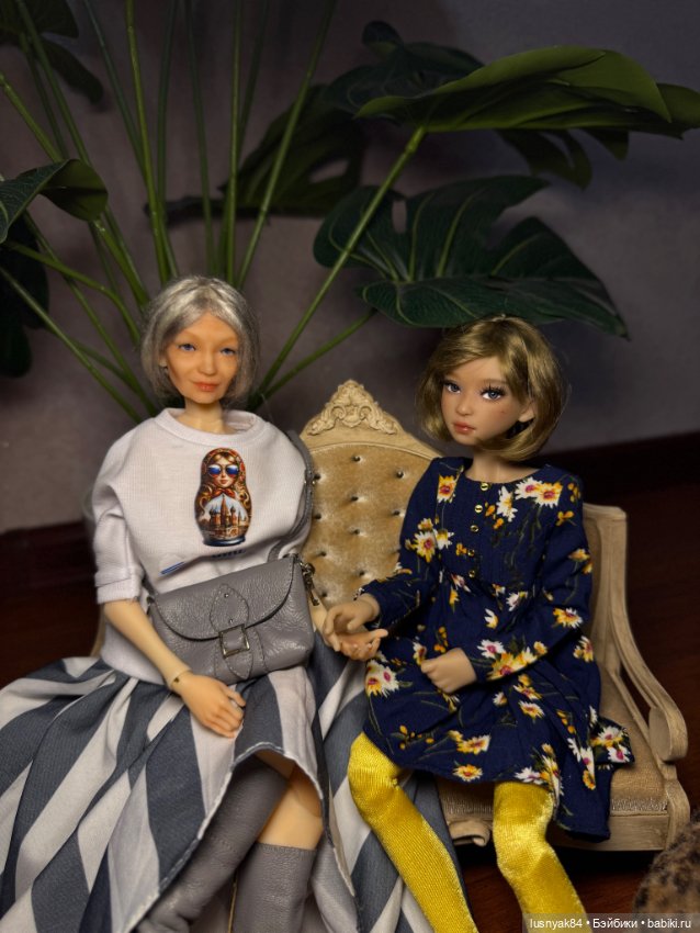 С бабушкой 👵 — Авторские куклы BJD (БЖД) у нас дома: фото (фото 2)