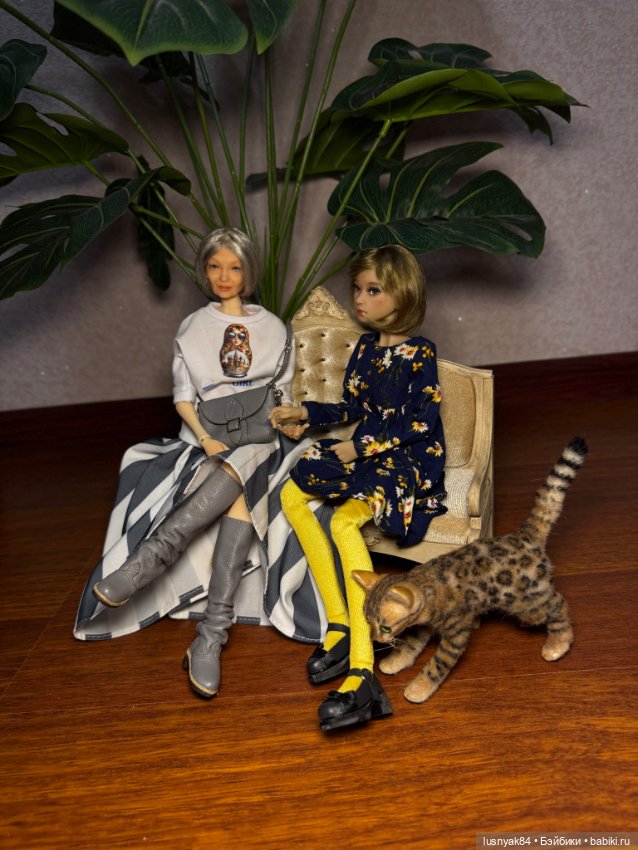 С бабушкой 👵 — Авторские куклы BJD (БЖД) у нас дома: фото (фото 3)