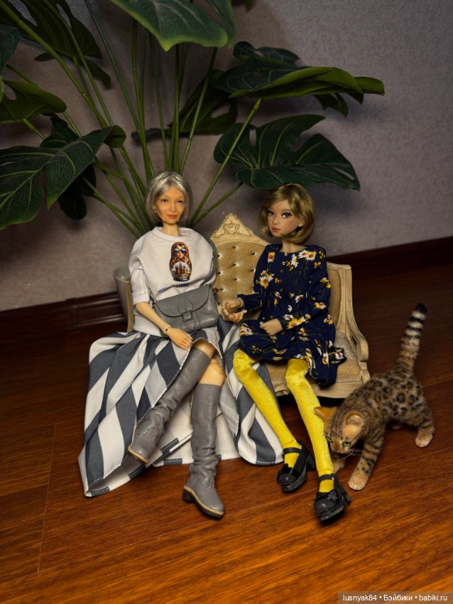 С бабушкой 👵 — Авторские куклы BJD (БЖД) у нас дома: фото (фото 5)
