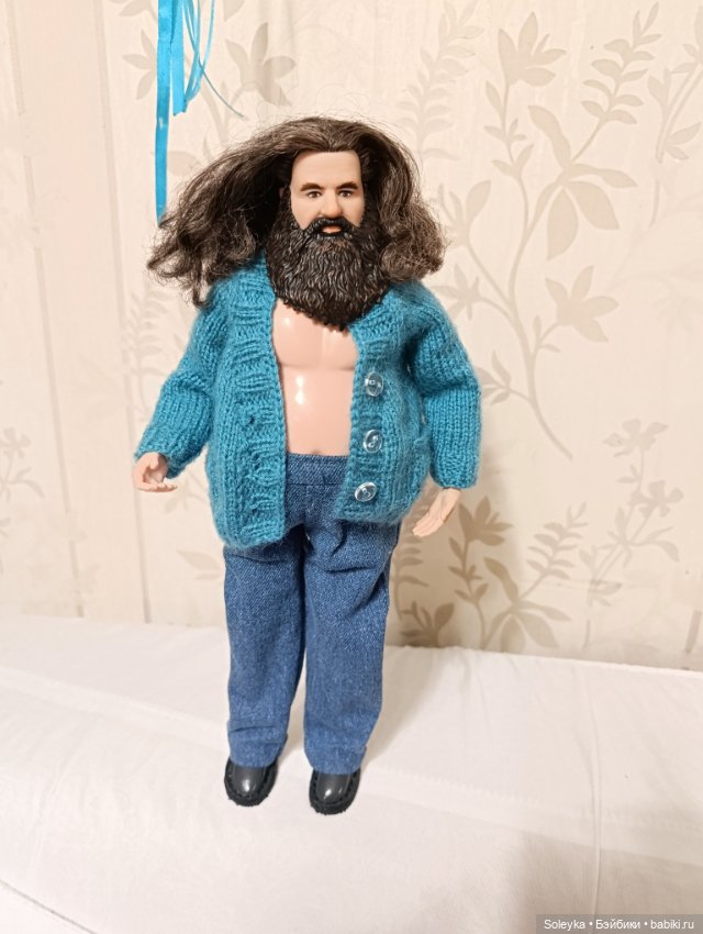 Кардиган для Хагрида — Куклы Harry Potter (Гарри Поттер) Mattel: Wizarding World (фото 4)