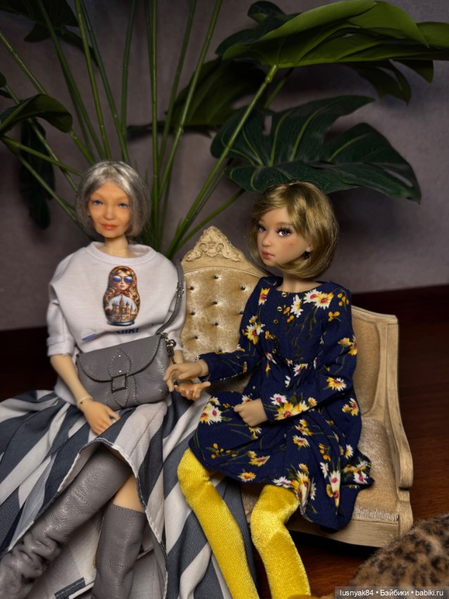 С бабушкой 👵 — Авторские куклы BJD (БЖД) у нас дома: фото (фото 9)